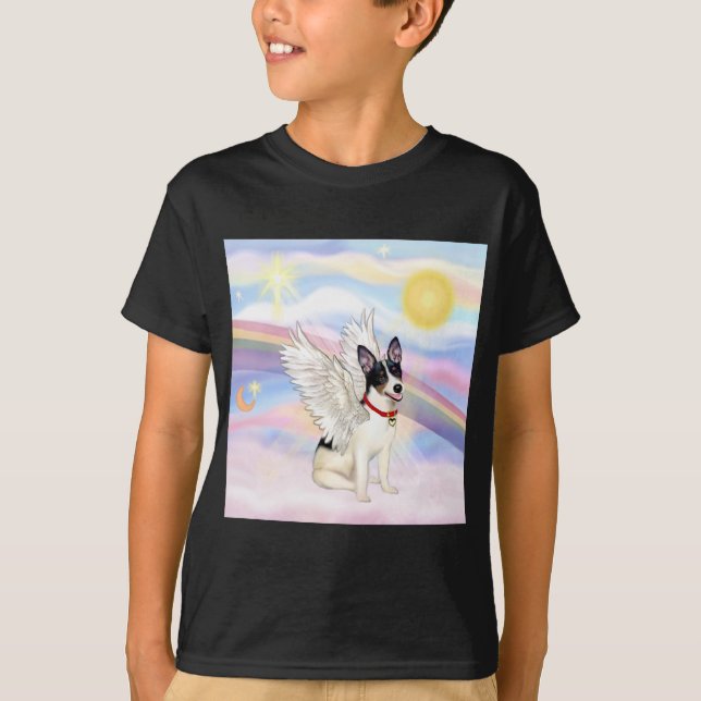 Camiseta Rat Terrier Angel (Anverso)