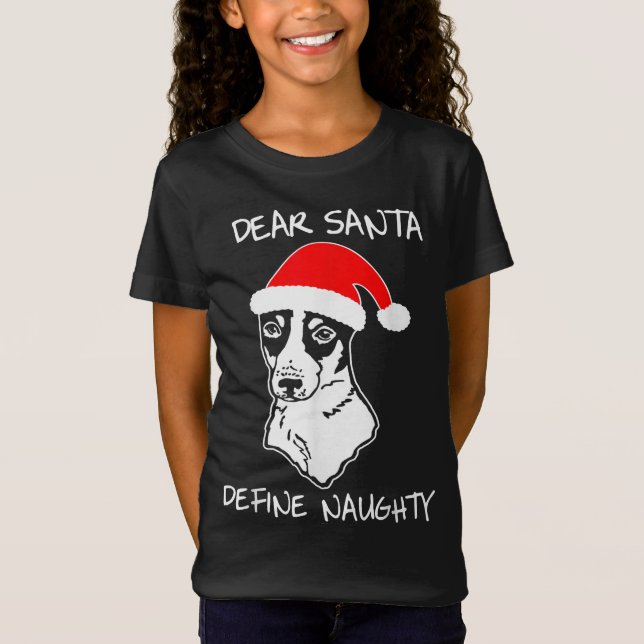 Camiseta Rat Terrier divertidos y feos regalos de Navidad p (Anverso)