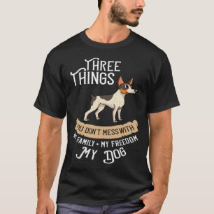 Camiseta Rat Terrier Dog Cachorros Dueño 1