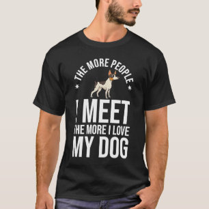 Camiseta Rat Terrier Dog Cachorros Dueño Lover