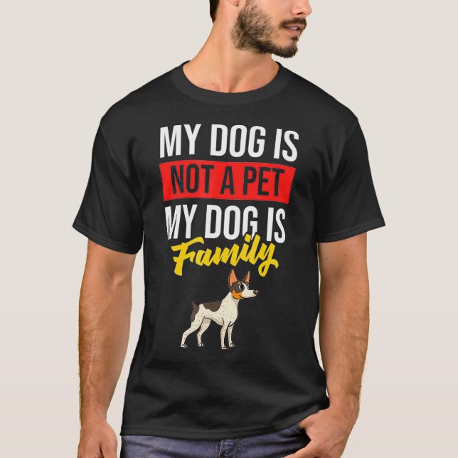 Camiseta Rat Terrier Dog cachorros Dueño Lover _15 (Anverso)