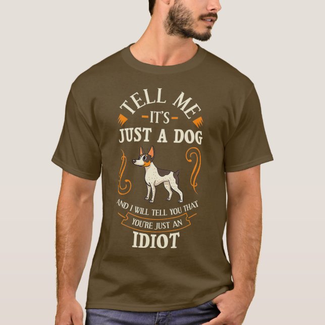 Camiseta Rat Terrier Dog cachorros Dueño Lover _24 (Anverso)