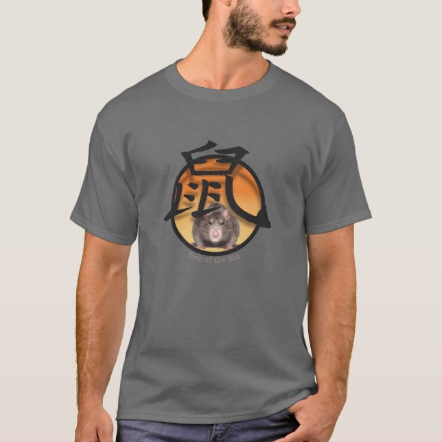 Camiseta "Rat" zodiaca china (Anverso)