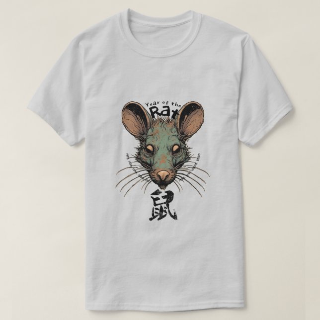Camiseta "Rat" zodiaca china (Diseño del anverso)