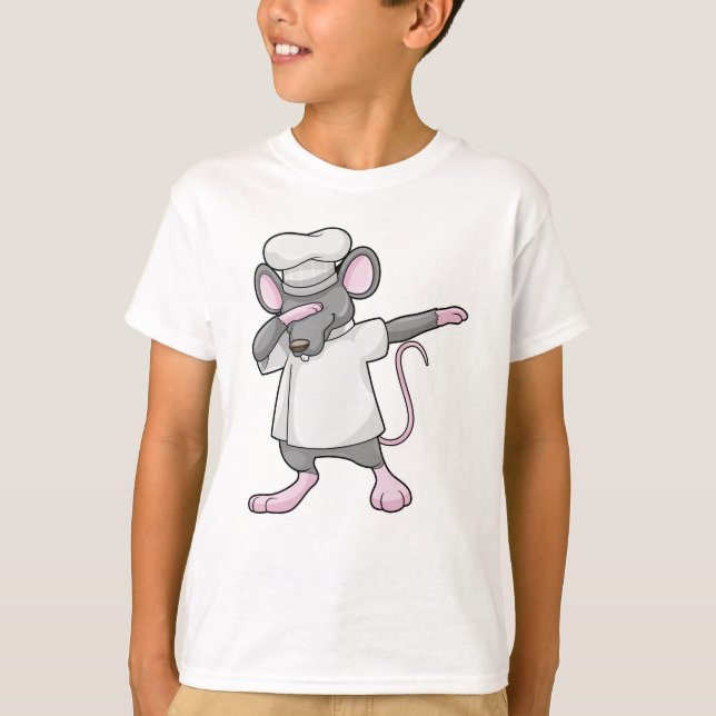 Camiseta Rata como cocinar en Hip Hop Dance Dab (Anverso)