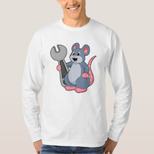 Camiseta Rata como mecánica con llave