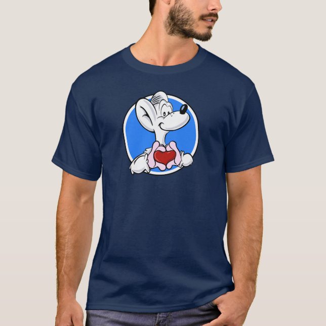 Camiseta Rata con corazón (Anverso)