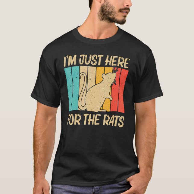 Camiseta Rata Cuta Para Hombres Mujeres Ratón Rat River Rat (Anverso)
