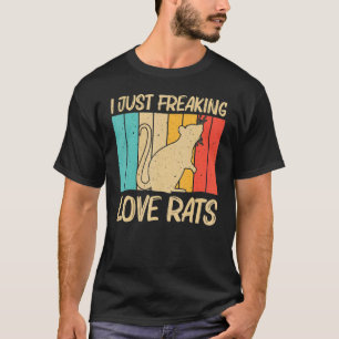 Camiseta Rata Cuta Para Hombres Mujeres Ratón Rat River Rat