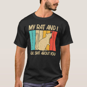 Camiseta Rata Cuta Para Hombres Mujeres Ratón Rat River Rat