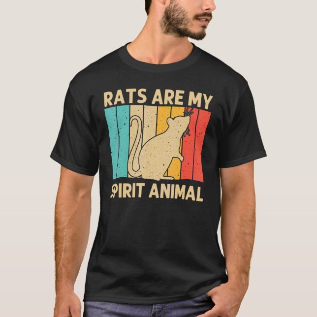 Camiseta Rata Cuta Para Hombres Mujeres Ratón Rat River Rat (Anverso)