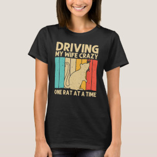 Camiseta Rata Cuta Para Hombres Padres Ratón Rat River Rat