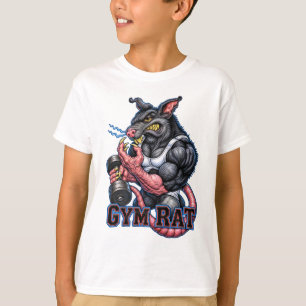CAMISETA RATA DE GIMNASIO