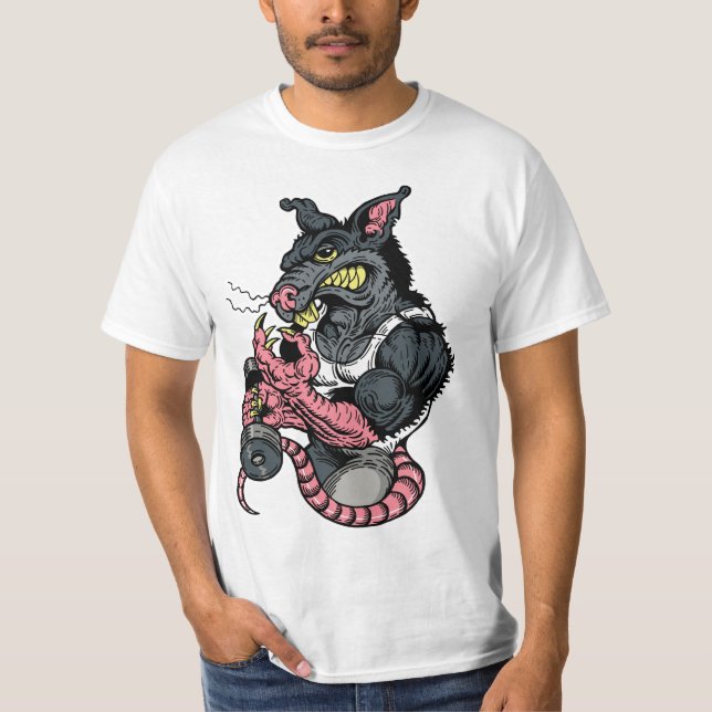 CAMISETA RATA DE GIMNASIO (Anverso)