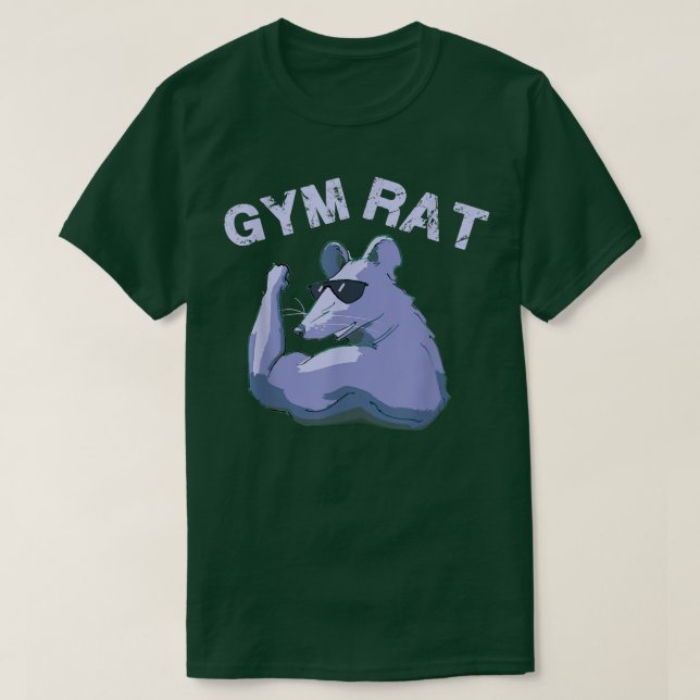 Camiseta Rata De Gimnasio De Salida, Tren Cruzado De Levant (Diseño del anverso)