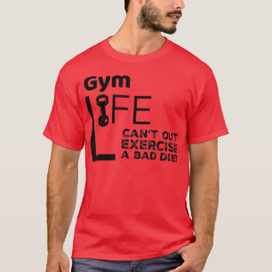 Camiseta Rata De Gimnasio Mal Dieta Ejercicio De La Dieta H