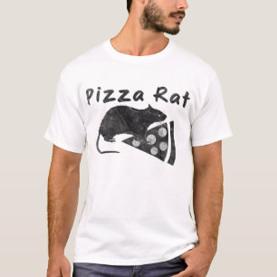 Camiseta Rata de la pizza (mirada apenada)