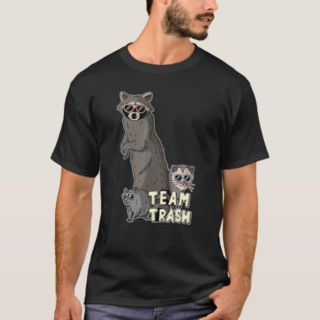 Camiseta Rata de mapache, divertida garganta de animales (Anverso)