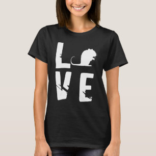 Camiseta Rata de Rata de Amor Rat Rat Lover Rodent Animal R