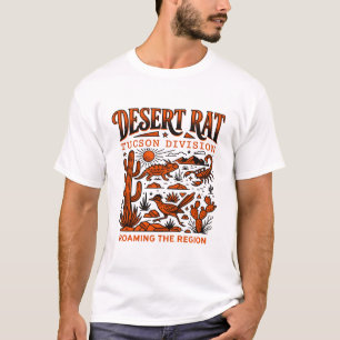 Camiseta Rata del desierto Tucson Arizona Ilustración de na