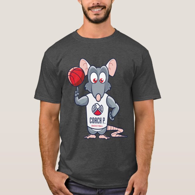 Camiseta Rata del gimnasio del baloncesto del coche P - (Anverso)