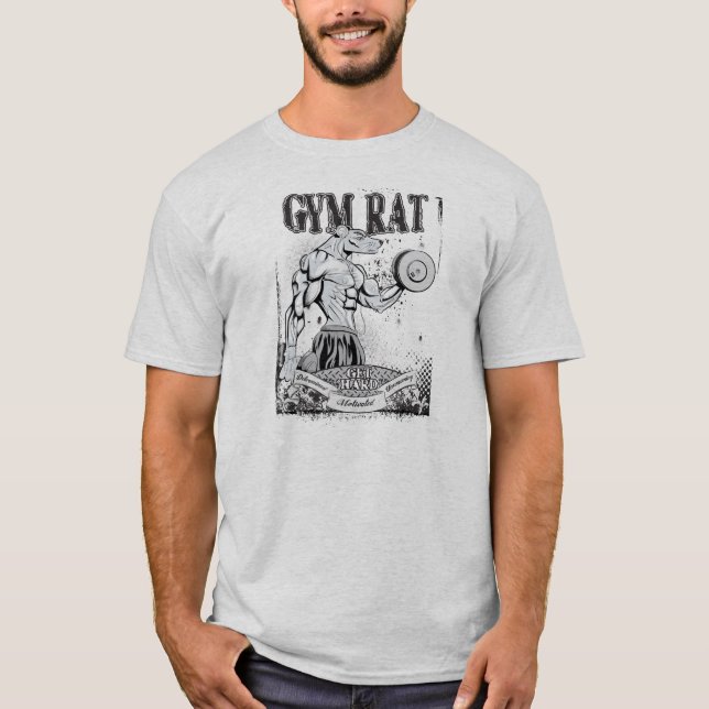 Camiseta Rata del gimnasio (varón) (Anverso)