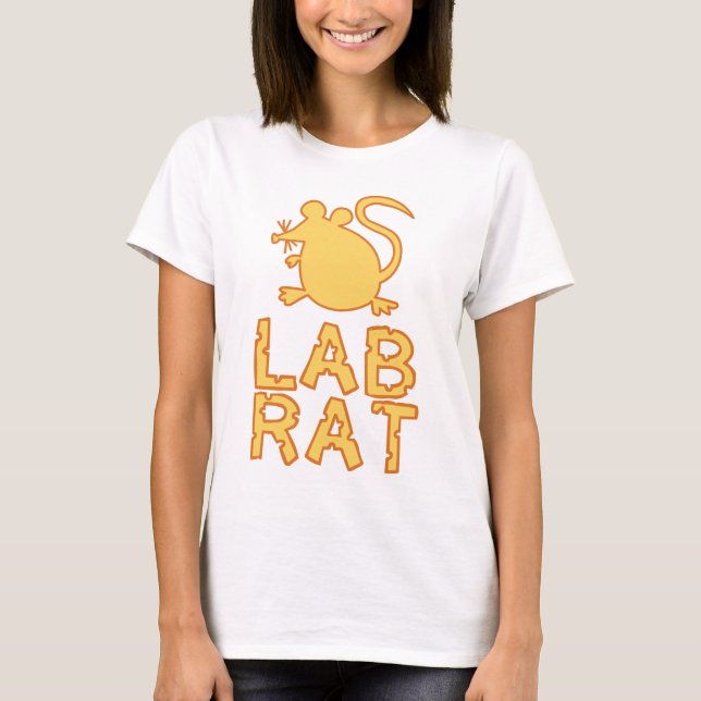 Camiseta Rata del laboratorio del queso (Anverso)