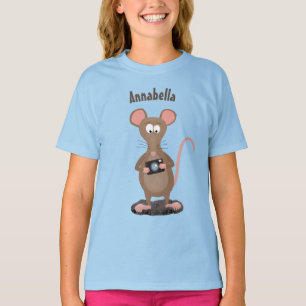 Camiseta Rata divertida con ilustracion de personalizado de