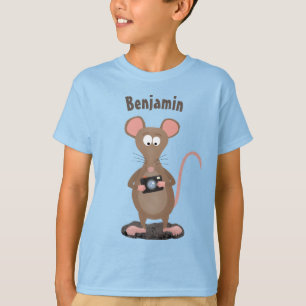 Camiseta Rata divertida con ilustracion de personalizado de