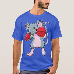 Camiseta Rata en boxeo con guantes de boxeo