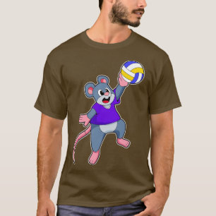 Camiseta Rata en deportes de voleibol