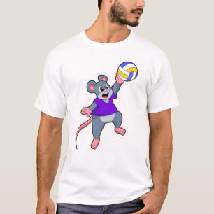 Camiseta Rata en deportes de voleibol