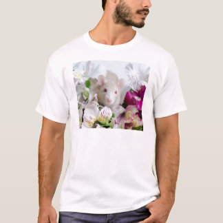 Camiseta Rata en flores