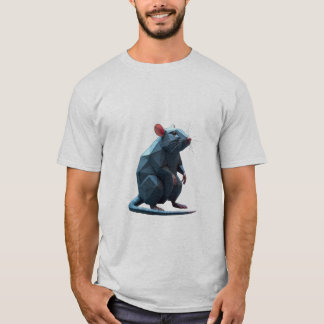 Camiseta Rata geométrica