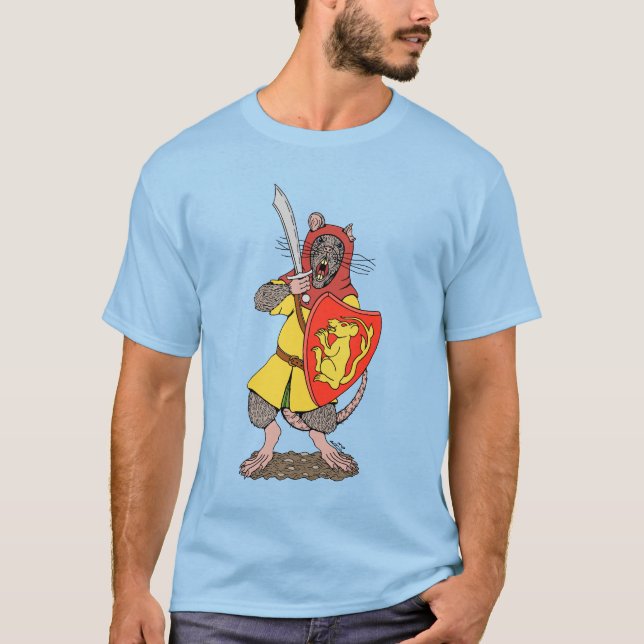 Camiseta Rata guerrera con falchion (Anverso)