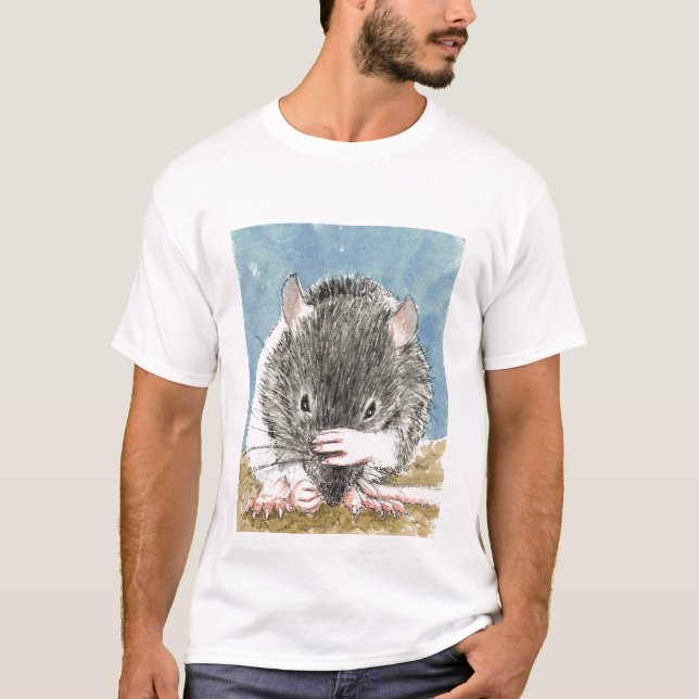 Camiseta Rata linda del bebé (Anverso)
