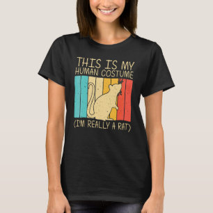 Camiseta Rata Linda Para Hombres Mujeres Ratón Rata Rata De