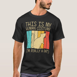 Camiseta Rata Linda Para Hombres Mujeres Ratón Rata Rata De