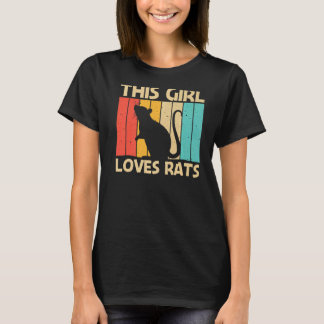 Camiseta Rata Para Chicas Niños Mascota Del Ratón Rodent Ra
