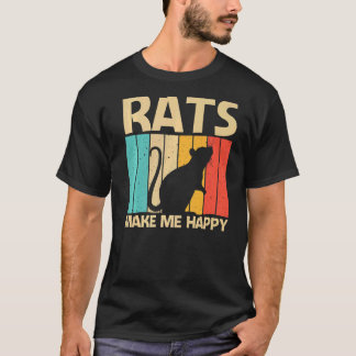 Camiseta Rata Para Hombres Mujeres Mascota De Ratón Rodent