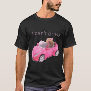 Camiseta Rata que no puedo conducir divertido para hombres