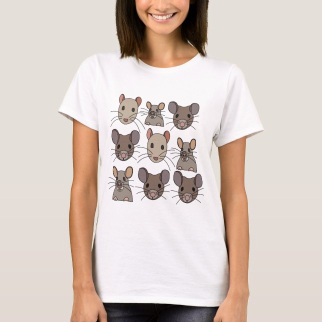 Camiseta Rata Ratón Ratones (Anverso)