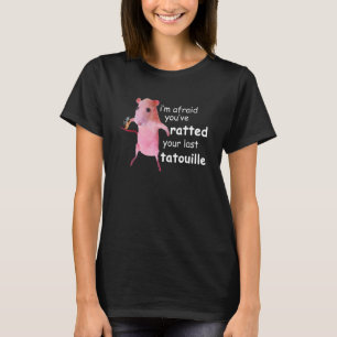 Camiseta Rata Rosa divertida, me temo que has clasificado a