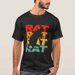 Camiseta Rata Vintage Para Mujeres Rata 1