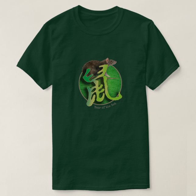 Camiseta "Rata" zodiaca china (Diseño del anverso)