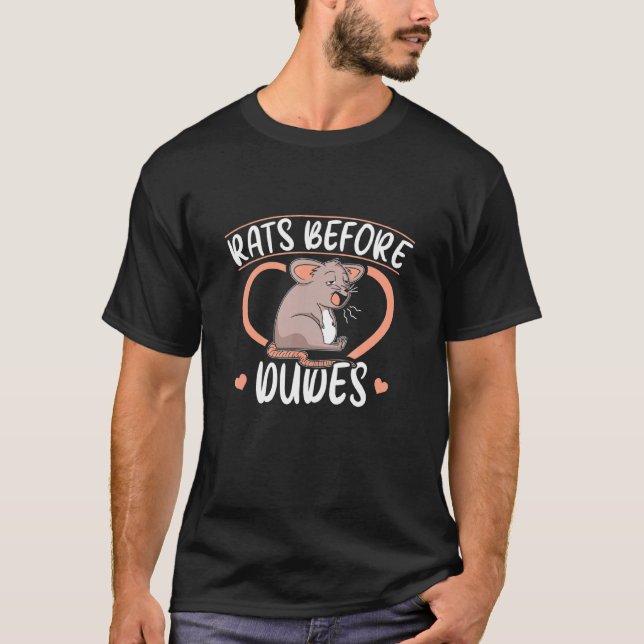 Camiseta Ratas antes de hombres - rata (Anverso)