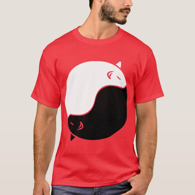 Camiseta Ratas de Yinyang (Anverso)
