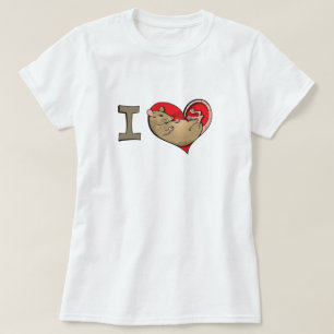 Camiseta Ratas del corazón I (moreno)