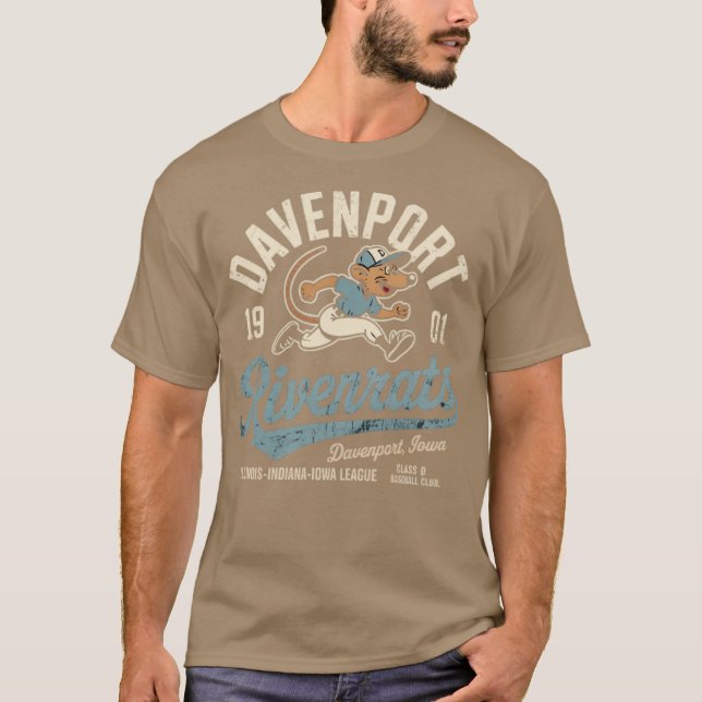 Camiseta Ratas del río Davenport (Anverso)