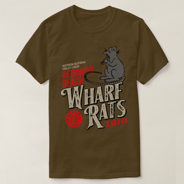 Camiseta Ratas Redondo Beach Wharf (Diseño del anverso)